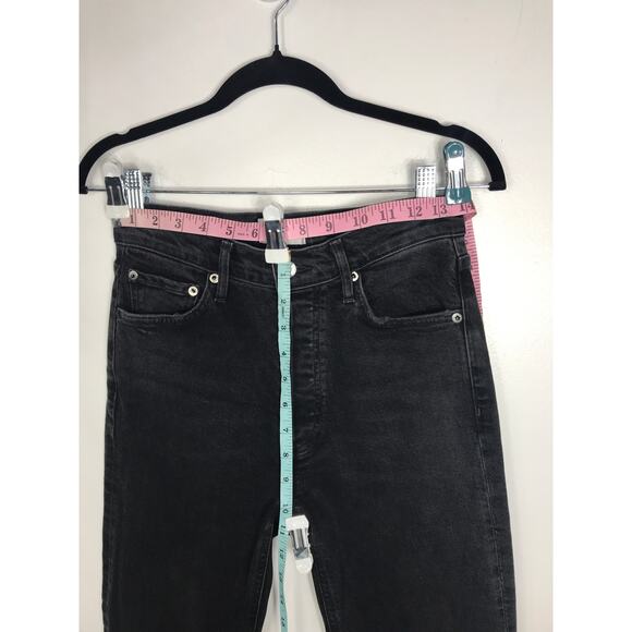 Agolde Nico Charcoal Gray Black Jeans Modern Capsule Denim Straight Leg 26 / 2 - Picture 10 of 11